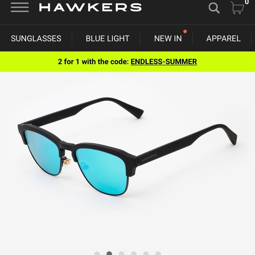 Hawkers Polarized Blue Mirror Sunglasses - Picture 8 of 14